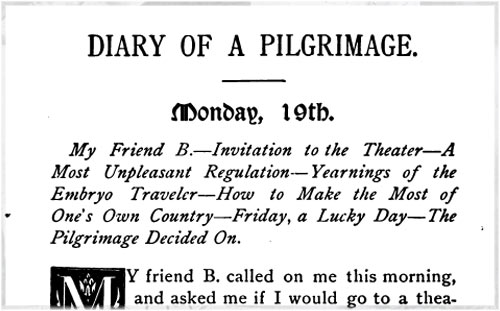 Diary of a Pilgrimage