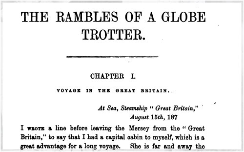 The Rambles of a Globe Trotter