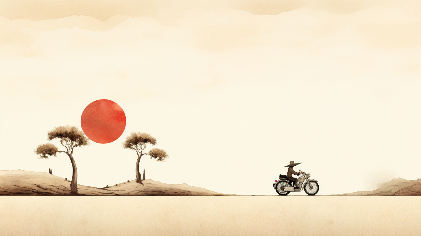 Long-distance motorcycle riding