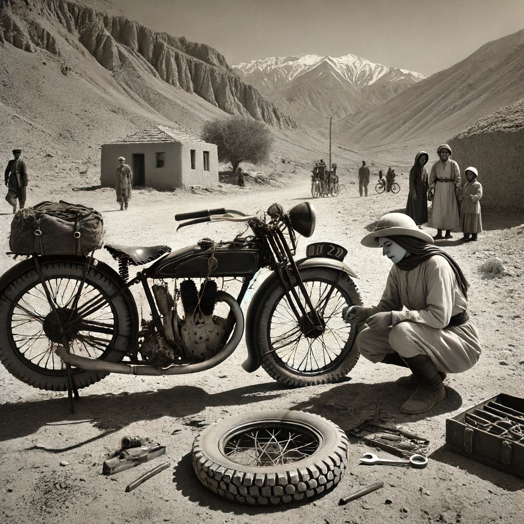 Avventura su due ruote nelle montagne iraniane